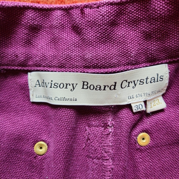 Advisory Board Crystals Abc Double Knee Carpenter PantsRhodolite Purple Size 30 - Picture 11 of 12